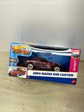 Hot Wheels 2004 Mazda RX8 Custom Pullback Speeder Die-Cast Car